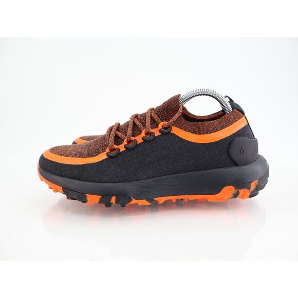 Allbirds Men's Trail Runners Size 9 Black Orange Slip on Sneakers Shoes - Picture 4 of 10